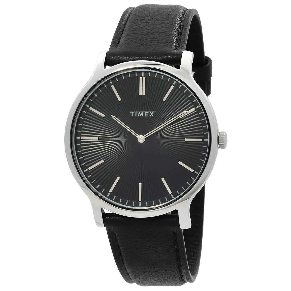 Timex Norway Quartz Black Dial Men`s Watch TW2V28300