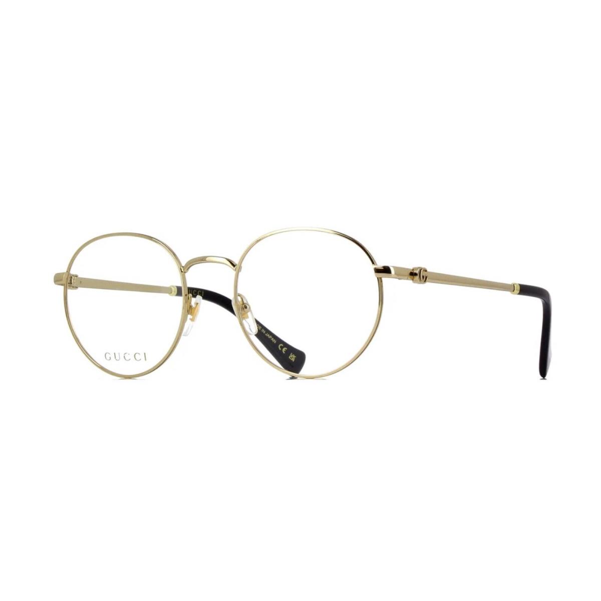 Gucci GG1594O Gold and Black 001 Eyeglasses