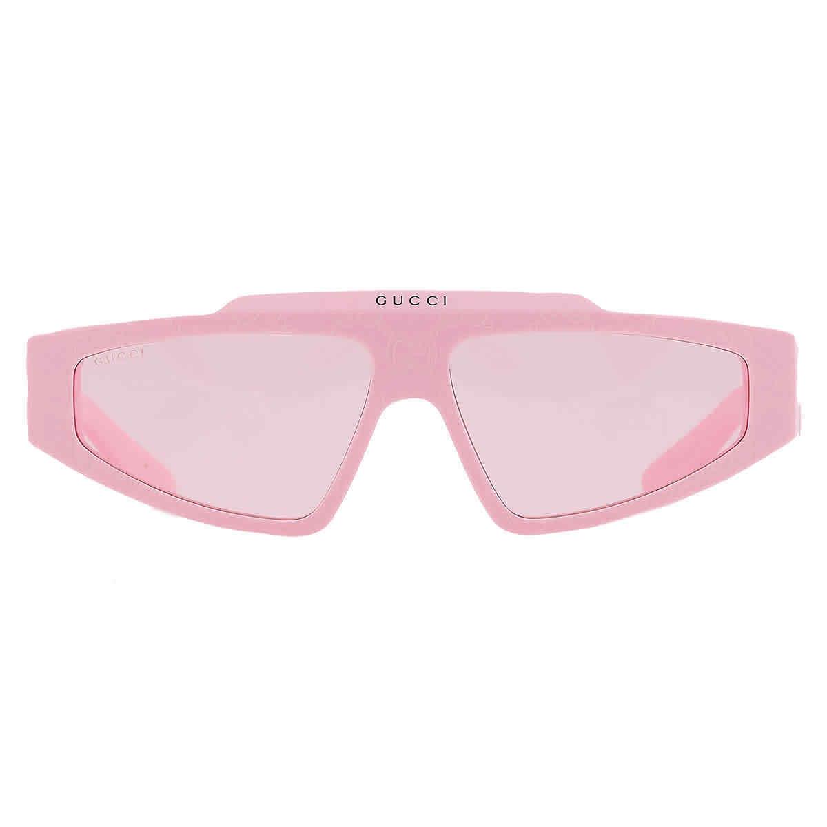 Gucci Pink Browline Unisex Sunglasses GG1591S 003 58 GG1591S 003 58