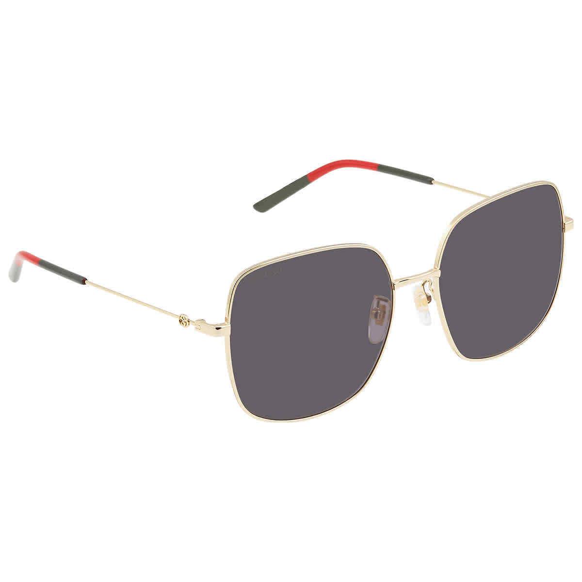 Gucci Grey Square Ladies Sunglasses GG1195SK 003 59 GG1195SK 003 59