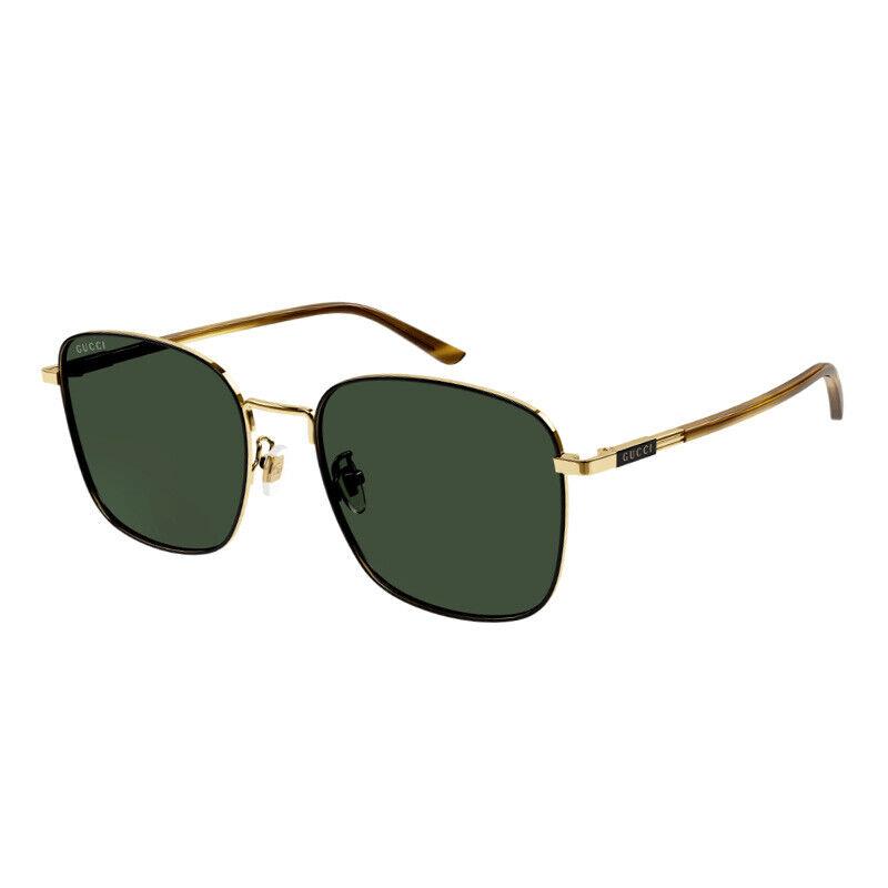 Gucci GG1350S 003 Gold/light Brown/green 58-20-145 Sunglasses