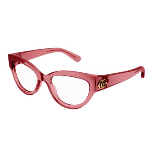 Gucci GG1598O 003 Red Cat Eye Women Eyeglasses