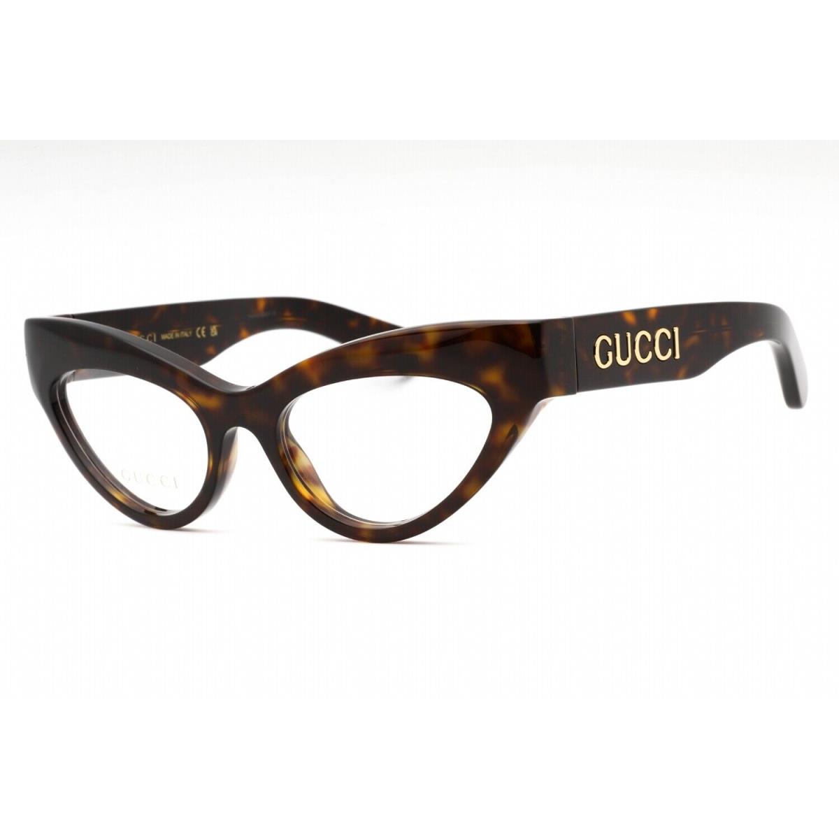 Gucci GG1295O-003-53 Eyeglasses Size 53mm 19mm 135mm Havana Women