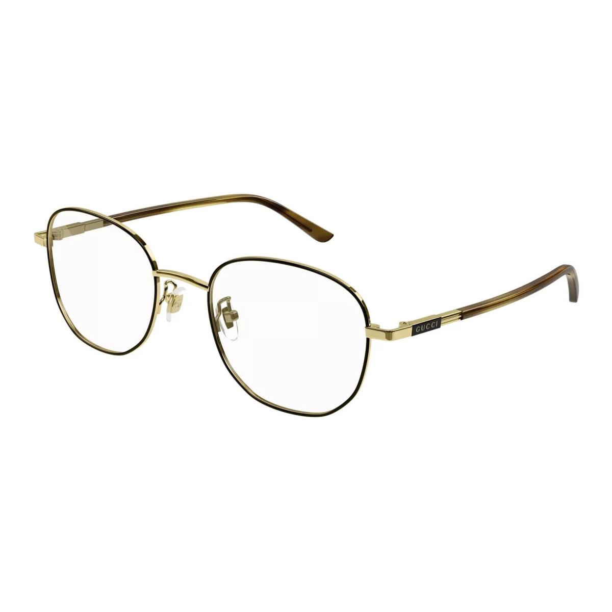 Gucci Sunglasses GG1352O 003 53 Gold / Black Man Optical Frame