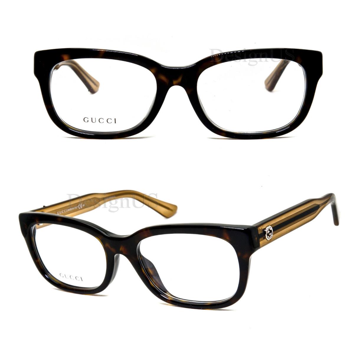 Gucci GG 3759/F YU8 Dark Havana 53/18/140 Eyeglasses Italy