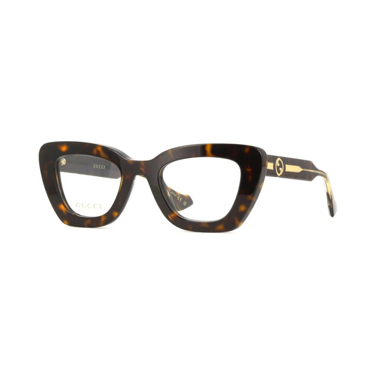 Gucci GG1555O Dark Havana 002 Eyeglasses