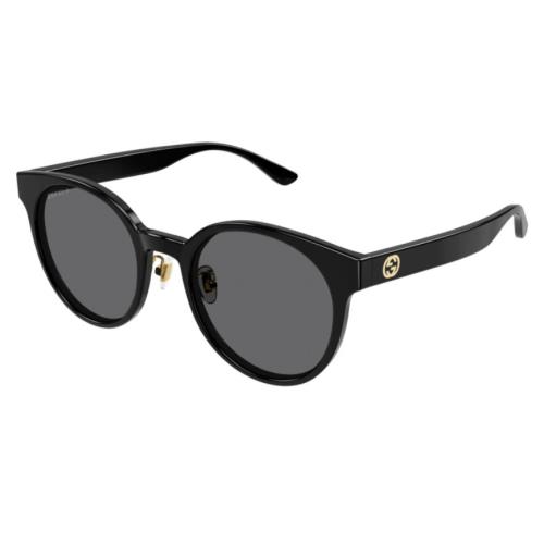 Gucci G1339SK 002 54 Black Grey Polarized Oval Women Sunglasses