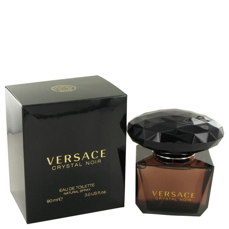 Versace Crystal Noir by Versace 3.0oz/90ml Edt Spray For Women