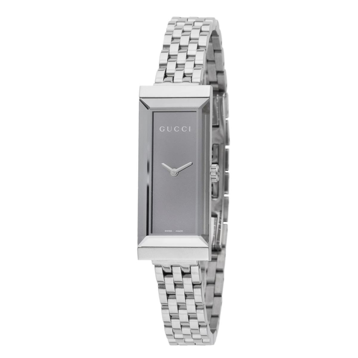 Gucci YA127502 Women`s G-frame Grey Dial Quartz Watch