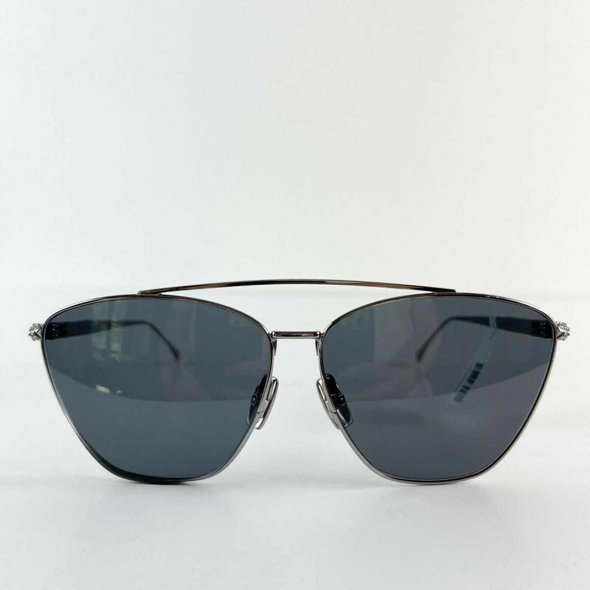 Fendi Women`s FF 0438/S 6LB/IR Ruthenium Grey/grey 64mm Sunglasses OS