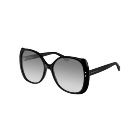 Gucci GG0472S 001 Black/grey Gradient Soft Square Women`s Sunglasses