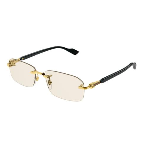 Gucci GG1221S 005 56 Gold/light Yellow 005 Sunglasses