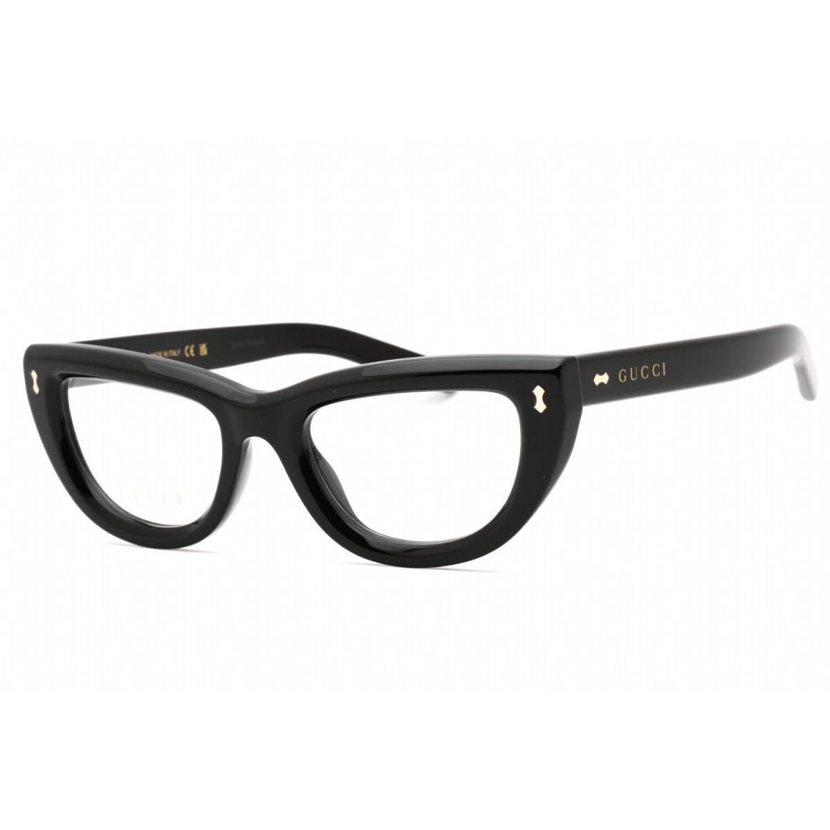 Gucci GG1521O-001-51 Eyeglasses Size 51mm 20mm 140mm Black Women