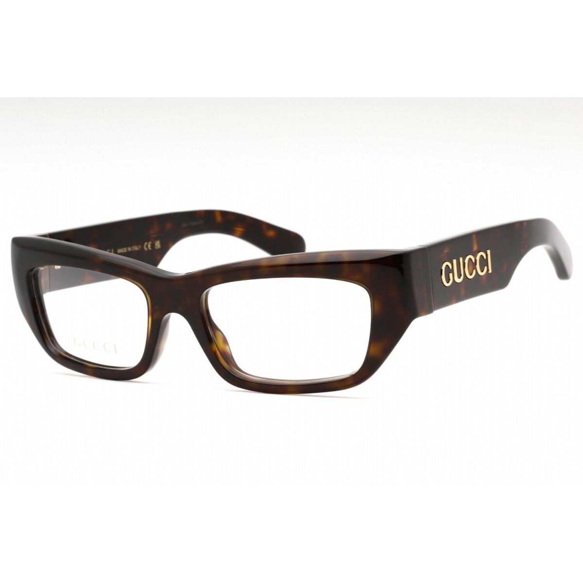 Gucci GG1297O-003-53 Eyeglasses Size 53mm 18mm 135mm Havana Men