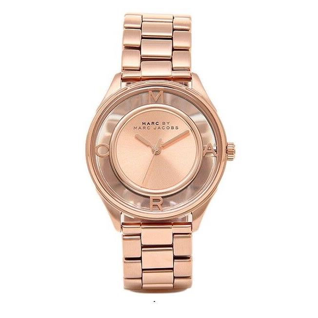 Marc Jacobs MJ3414 Women`s Tether Rose Gold-tone Stainless Steel Watch