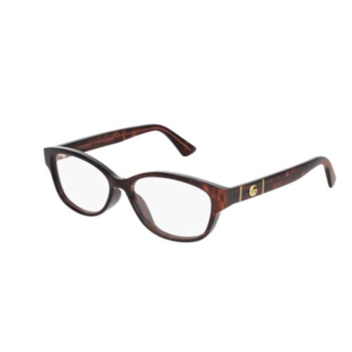 Gucci GG0639OA 002 Havana Square Women`s Eyeglasses