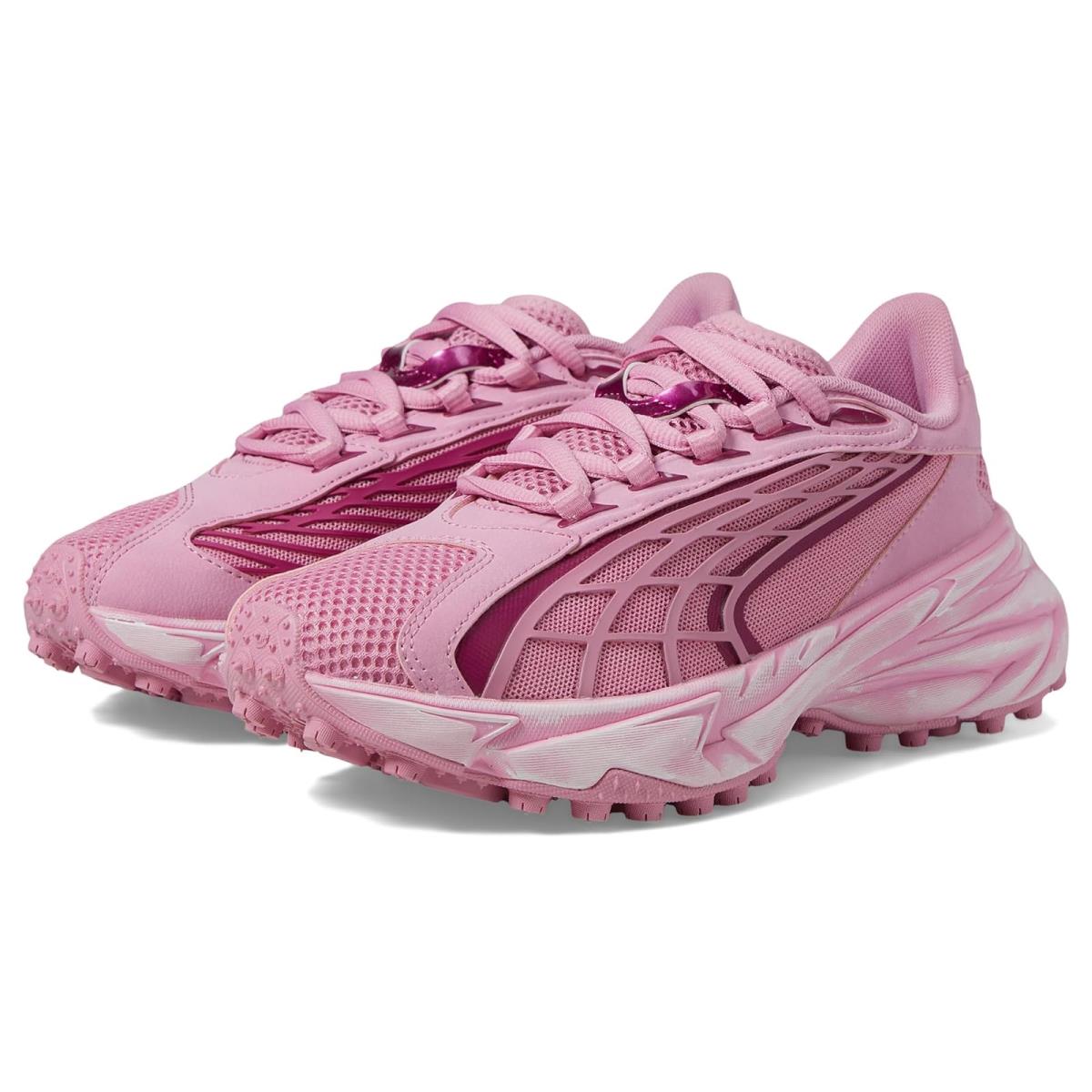 Children Unisex Sneakers Athletic Shoes Puma Kids Spirex Big Kid - Mauved Out/Magenta Gleam