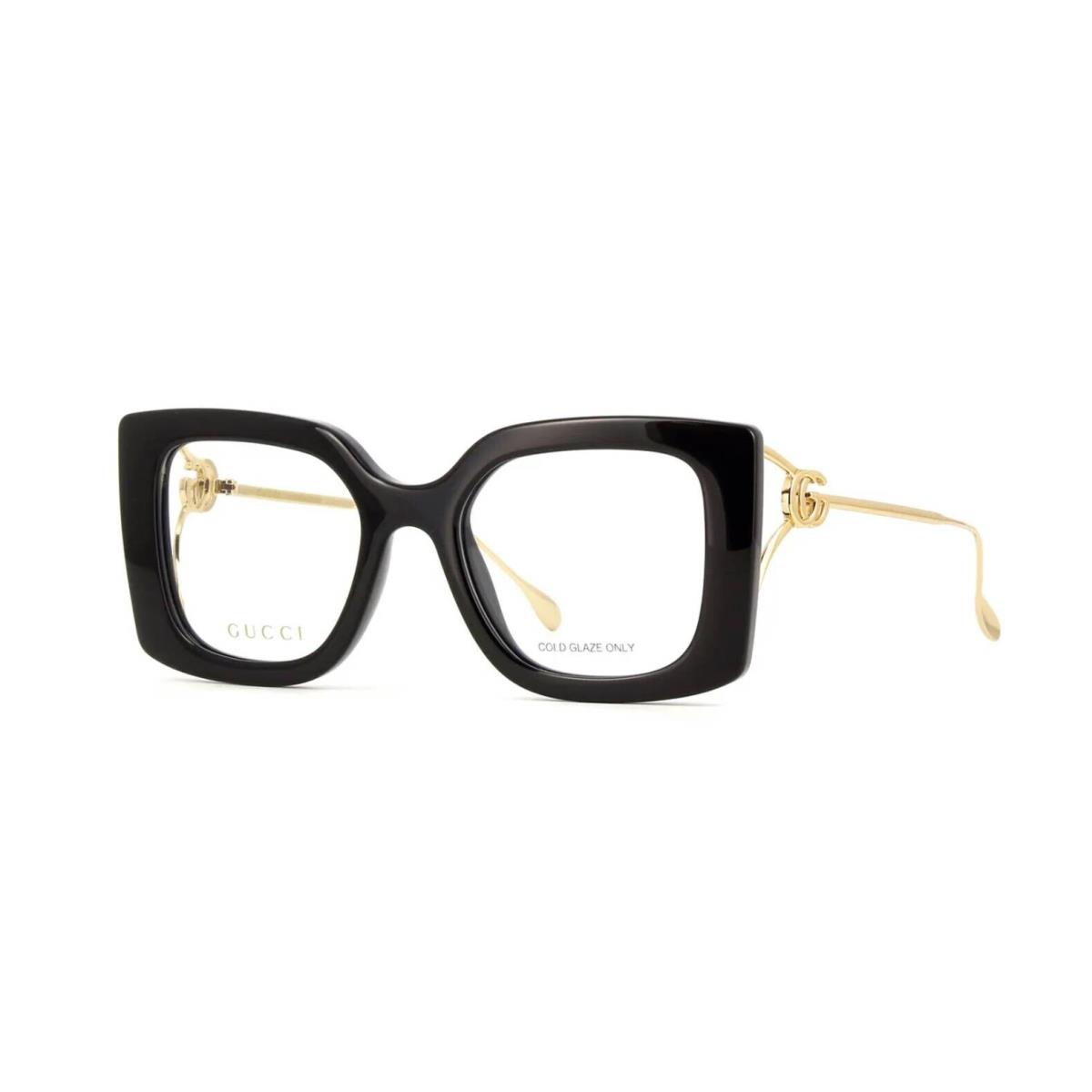 Gucci GG1567O Black and Gold 001 Eyeglasses