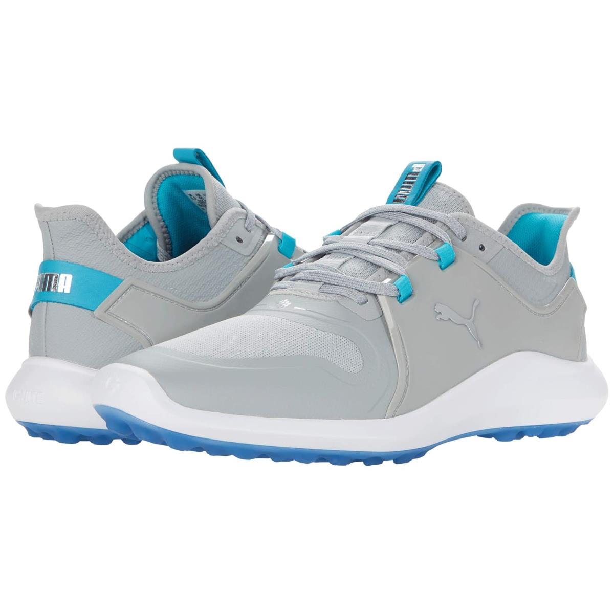 Woman`s Sneakers Athletic Shoes Puma Golf Ignite Fasten8 - High-Rise/Puma Silver/Scuba Blue