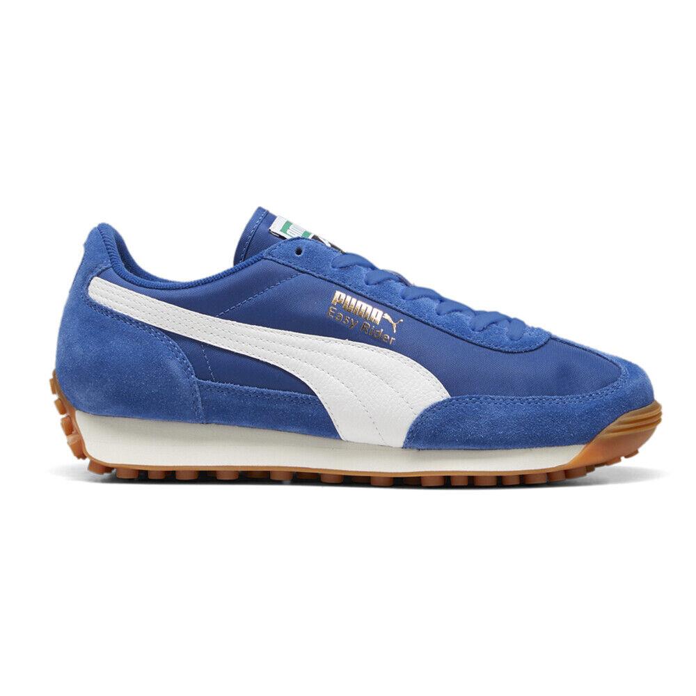 Puma Easy Rider Vintage Lace Up Mens Blue Sneakers Casual Shoes 39902809 - Blue