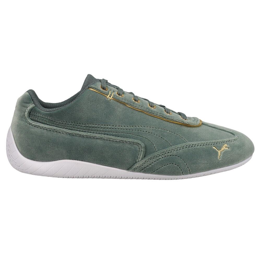 Puma Speedcat Lace Up Womens Green Sneakers Casual Shoes 306956-02 - Green