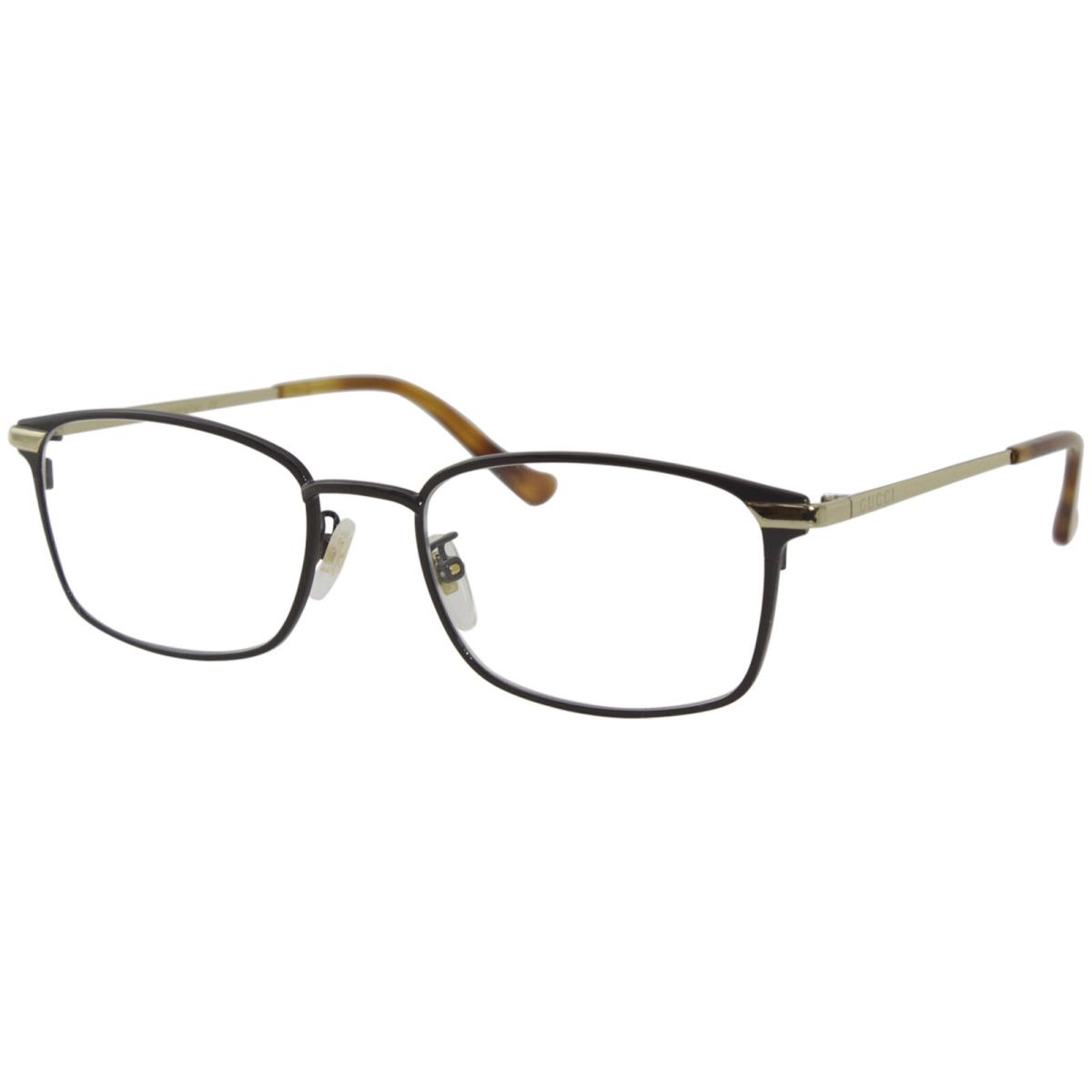 Gucci GG0579OK 002 Eyeglasses Men`s Brown/gold Full Rim Optical Frame 53mm