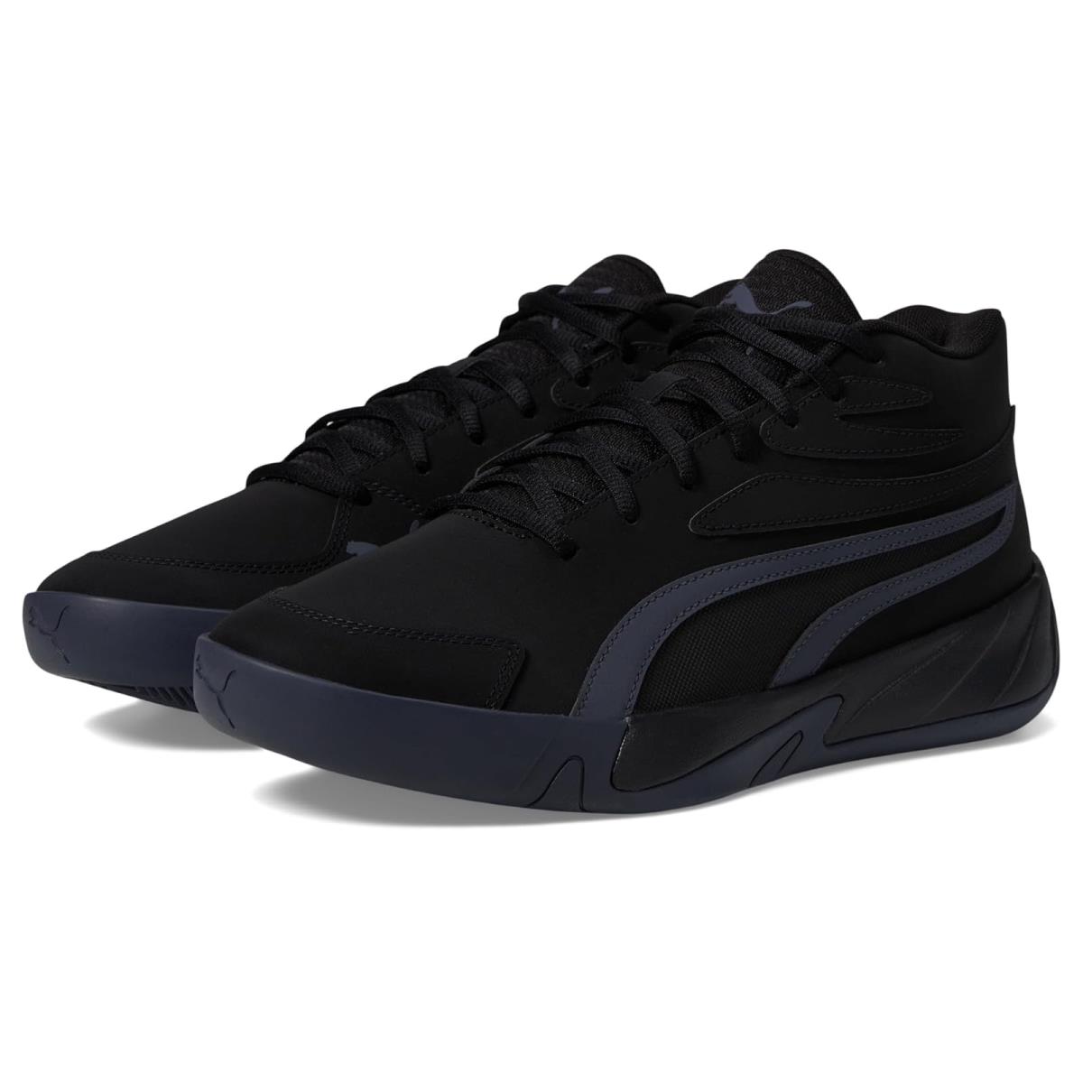 Man`s Sneakers Athletic Shoes Puma Court Pro - Puma Black/Galactic Gray