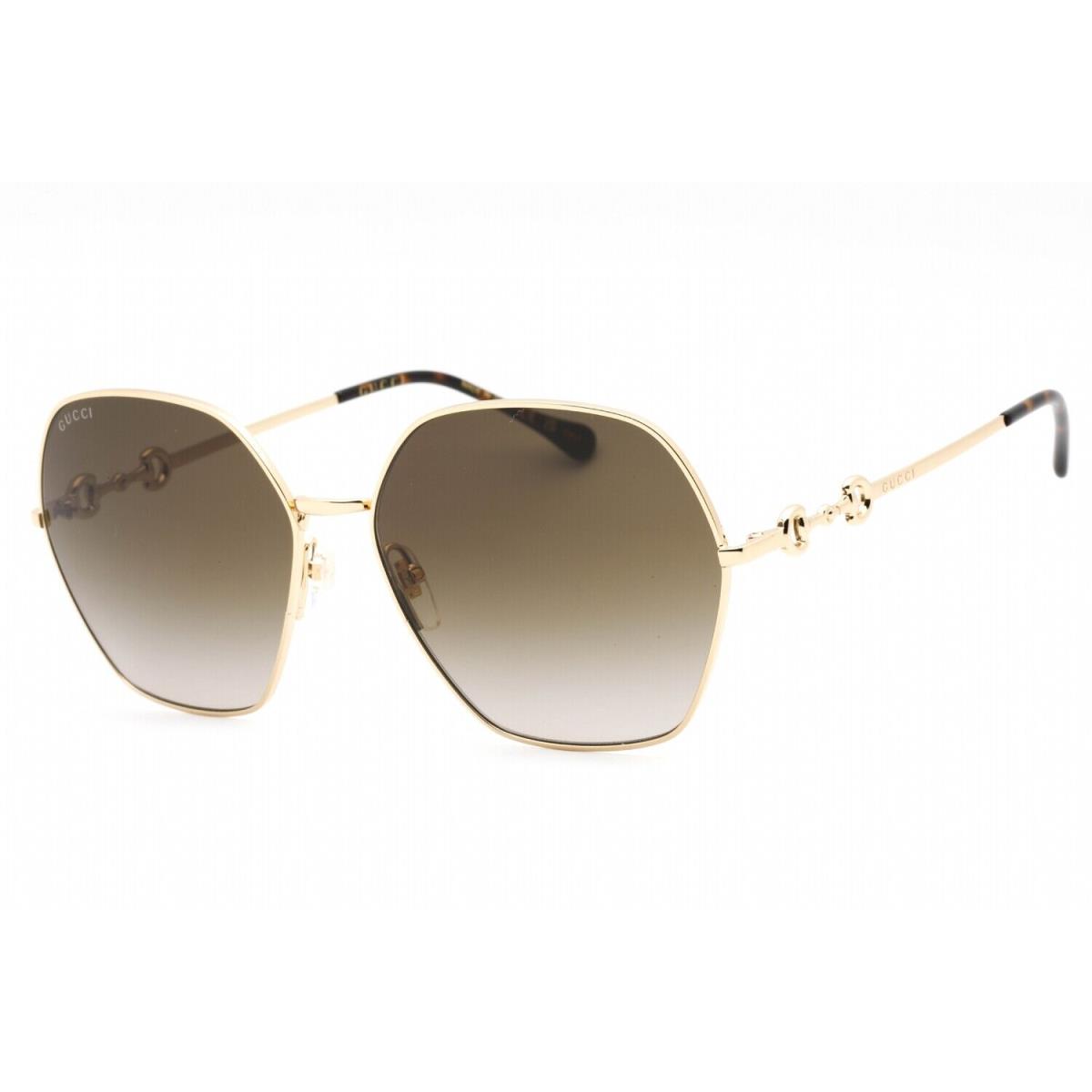 Gucci GG1335S-002-62 Sunglasses Size 62mm 140mm 16mm Gold Women