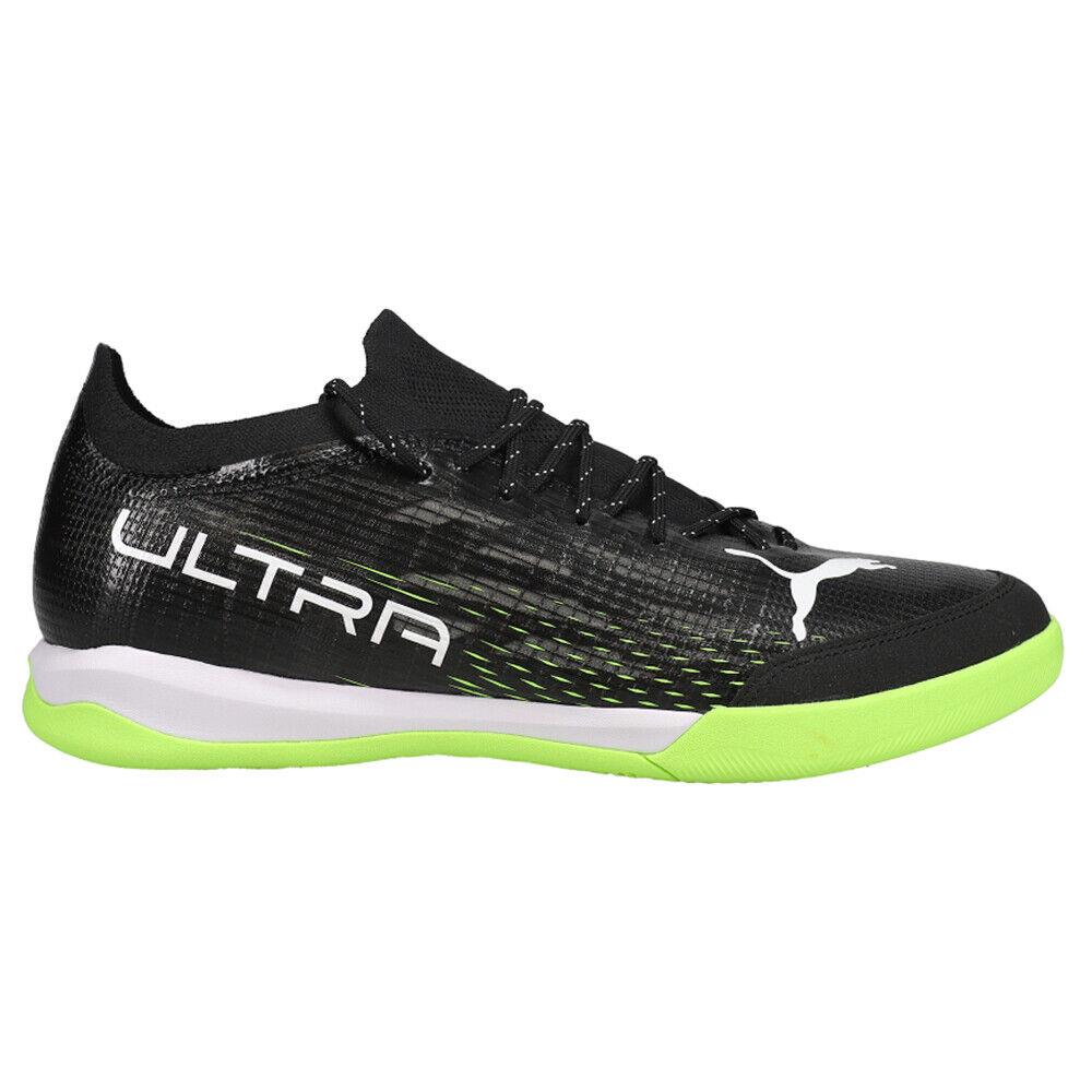 Puma Ultra 1.3 Pro Indoor Court Lace Up Soccer Mens Black Sneakers Athletic Shoe - Black