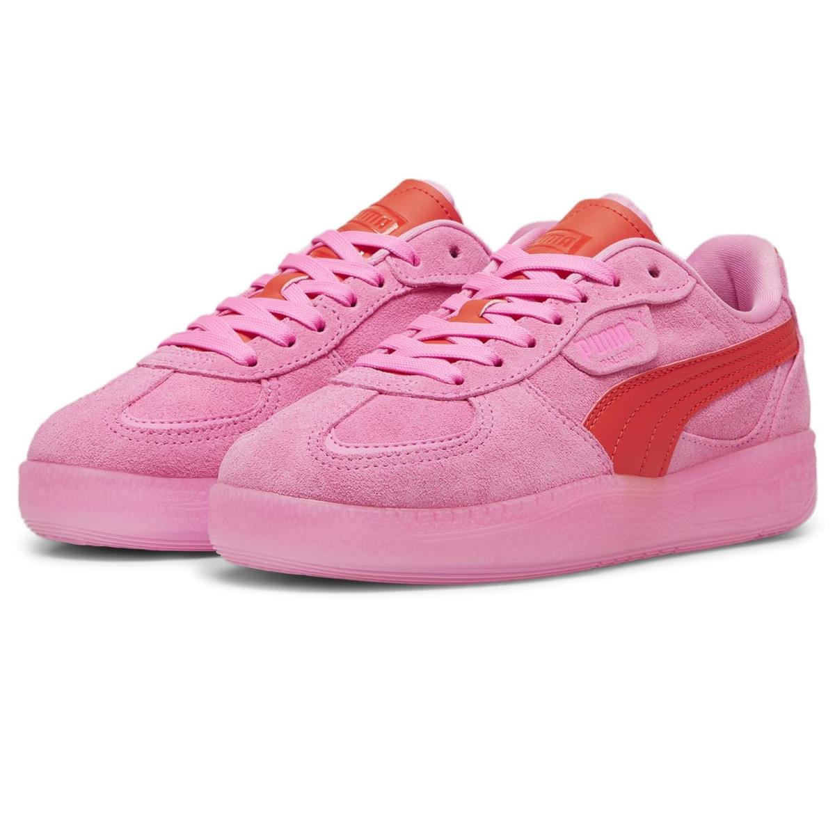 Woman`s Sneakers Athletic Shoes Puma Palermo Moda - Poison Pink/Redmazing