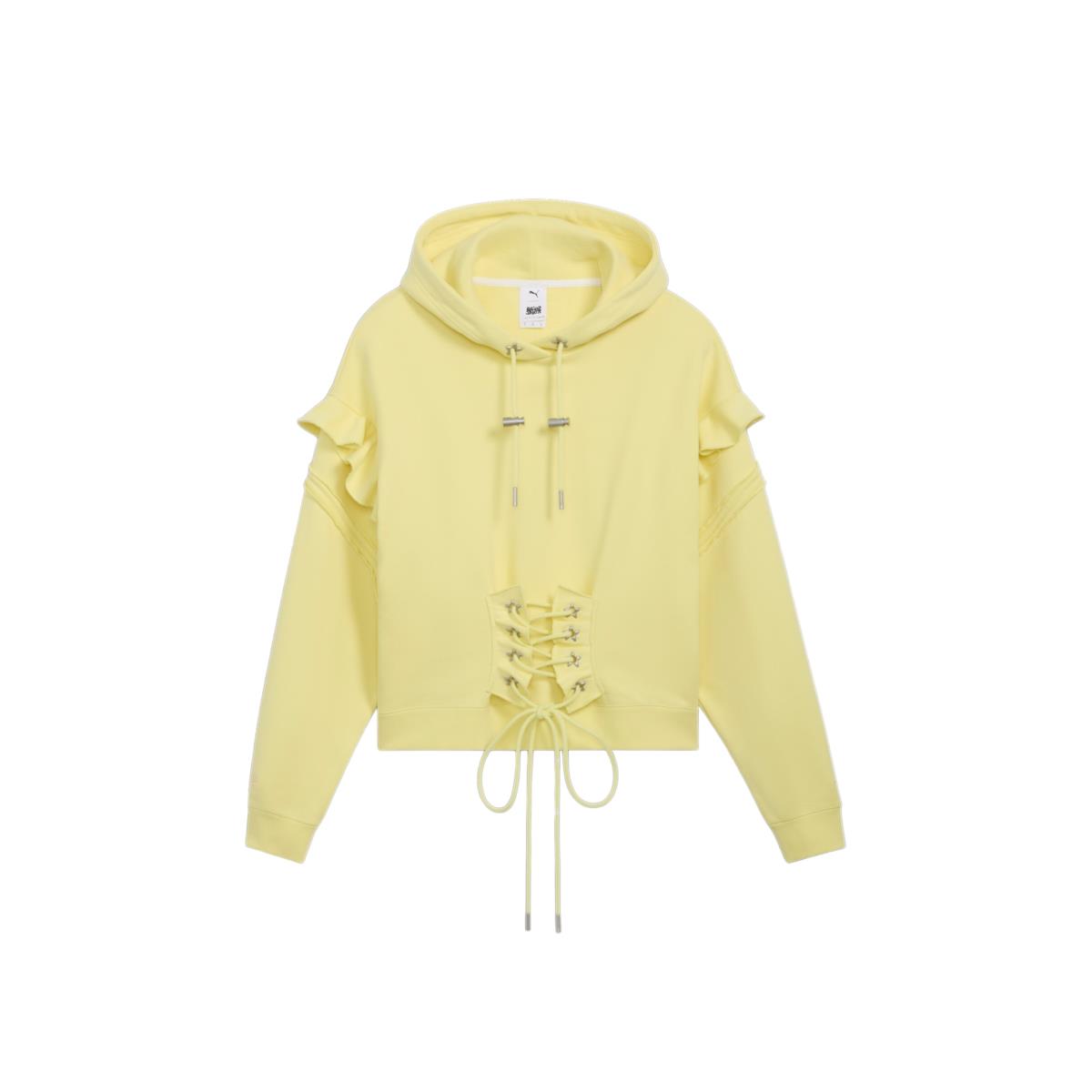 Puma x Collina Strada Women`s Hoodie 628221-75 Yellow Pear