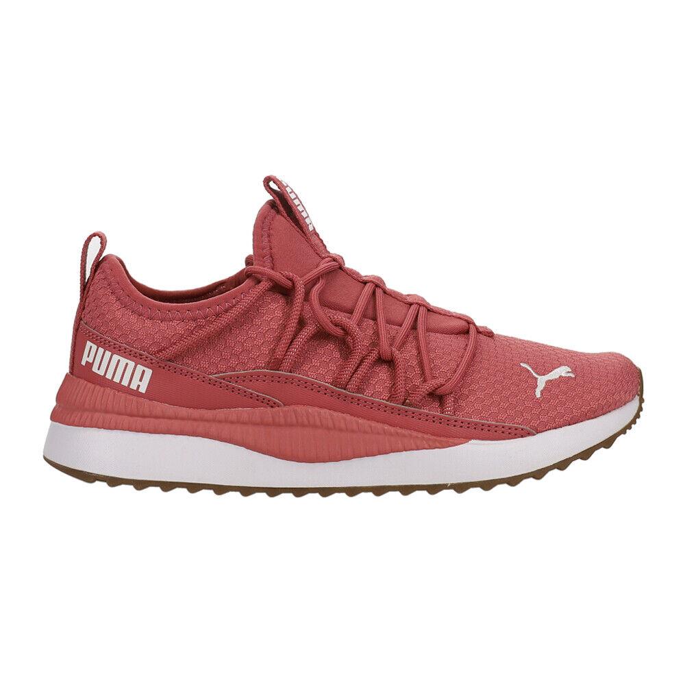 Puma Pacer Web Lace Up Womens Pink Sneakers Casual Shoes 38437811 - Pink