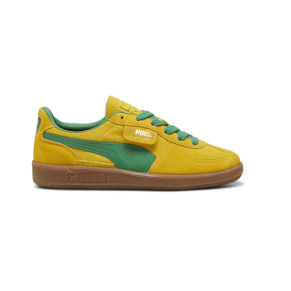 Puma Palermo Lace Up Youth Boys Yellow Sneakers Casual Shoes 39727104