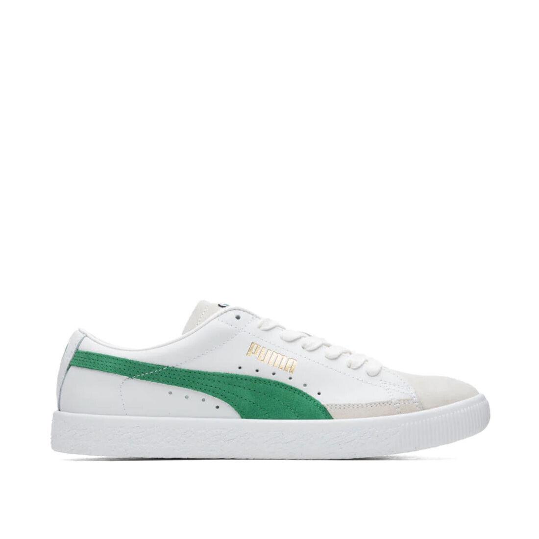 Puma Men`s 37492205-100 Basket Vtg Puma White Green