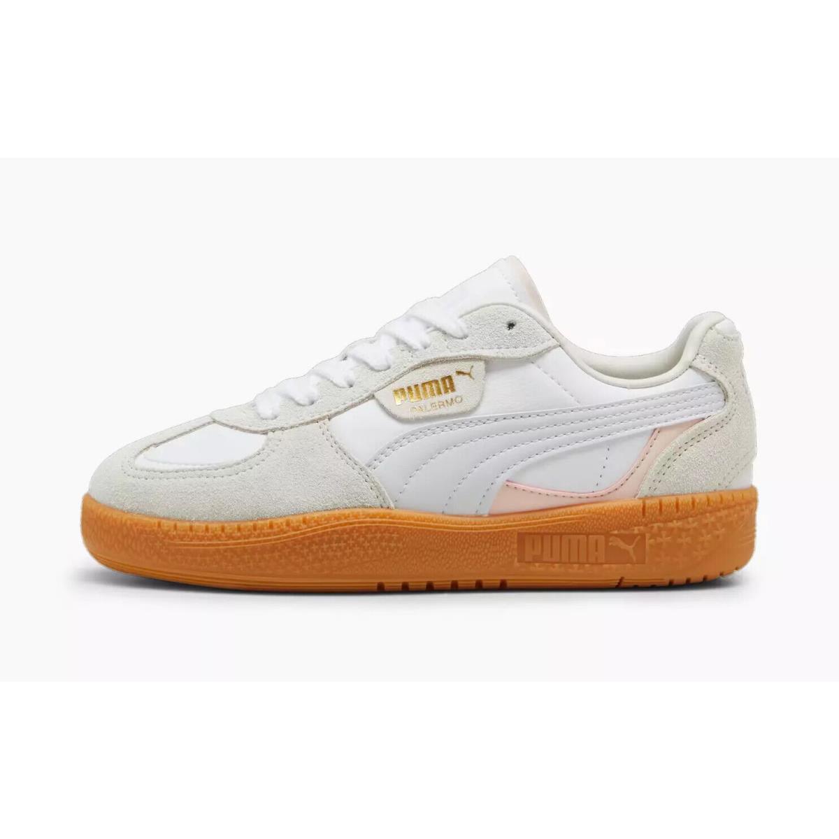 Puma Palermo Moda White / Silver Women`s Casual Lace Up Sneakers 397727-03