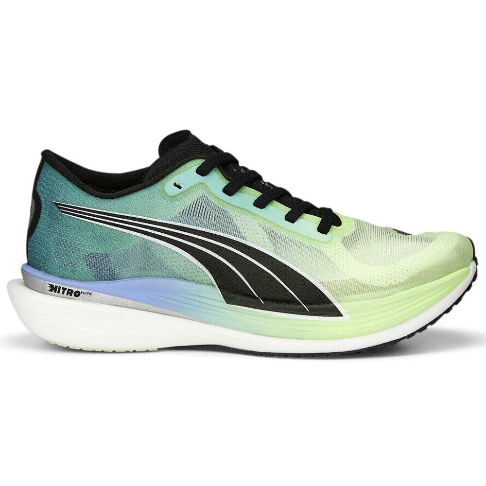 Puma Deviate Nitro Elite 2 Running Womens Green Sneakers Athletic Shoes 3777870 - Green