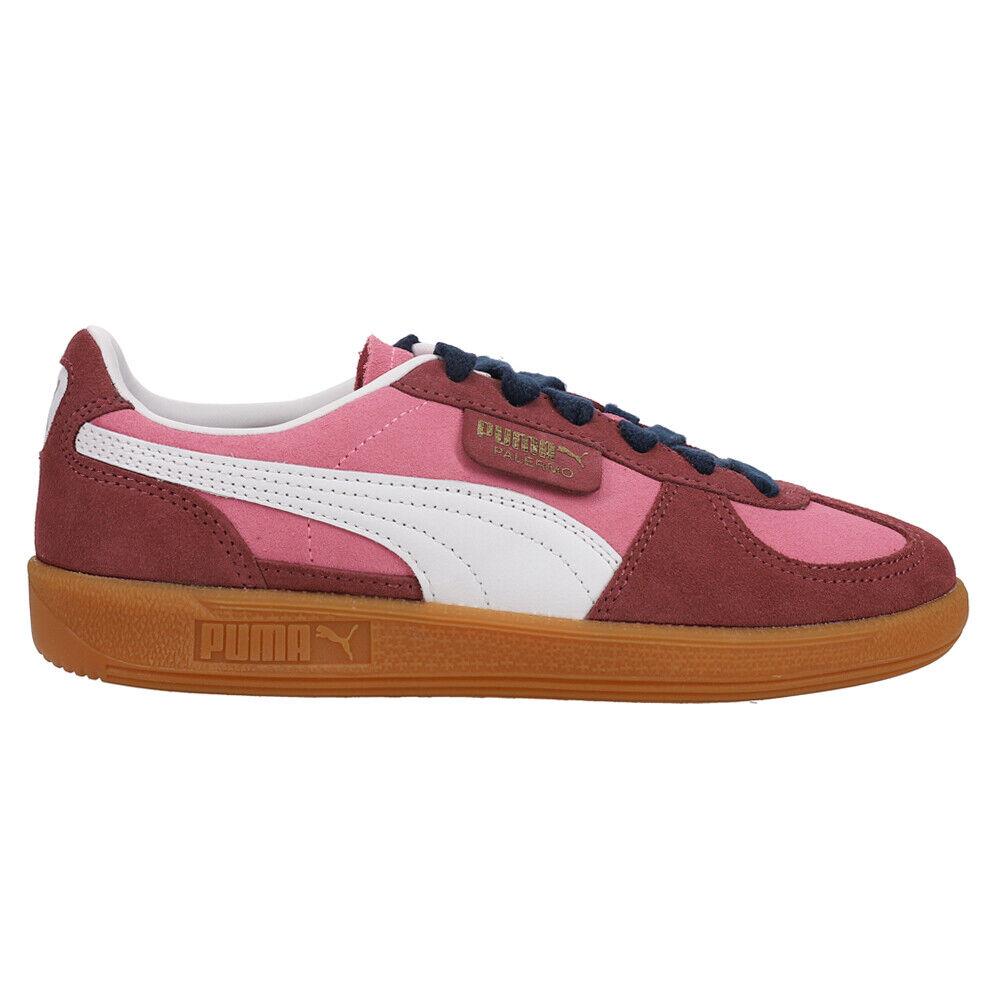 Puma Palermo Lace Up Womens Pink Sneakers Casual Shoes 39764319