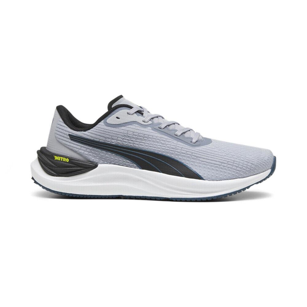 Puma Electrify Nitro 3 Running Mens Grey Sneakers Athletic Shoes 37845509 - Grey