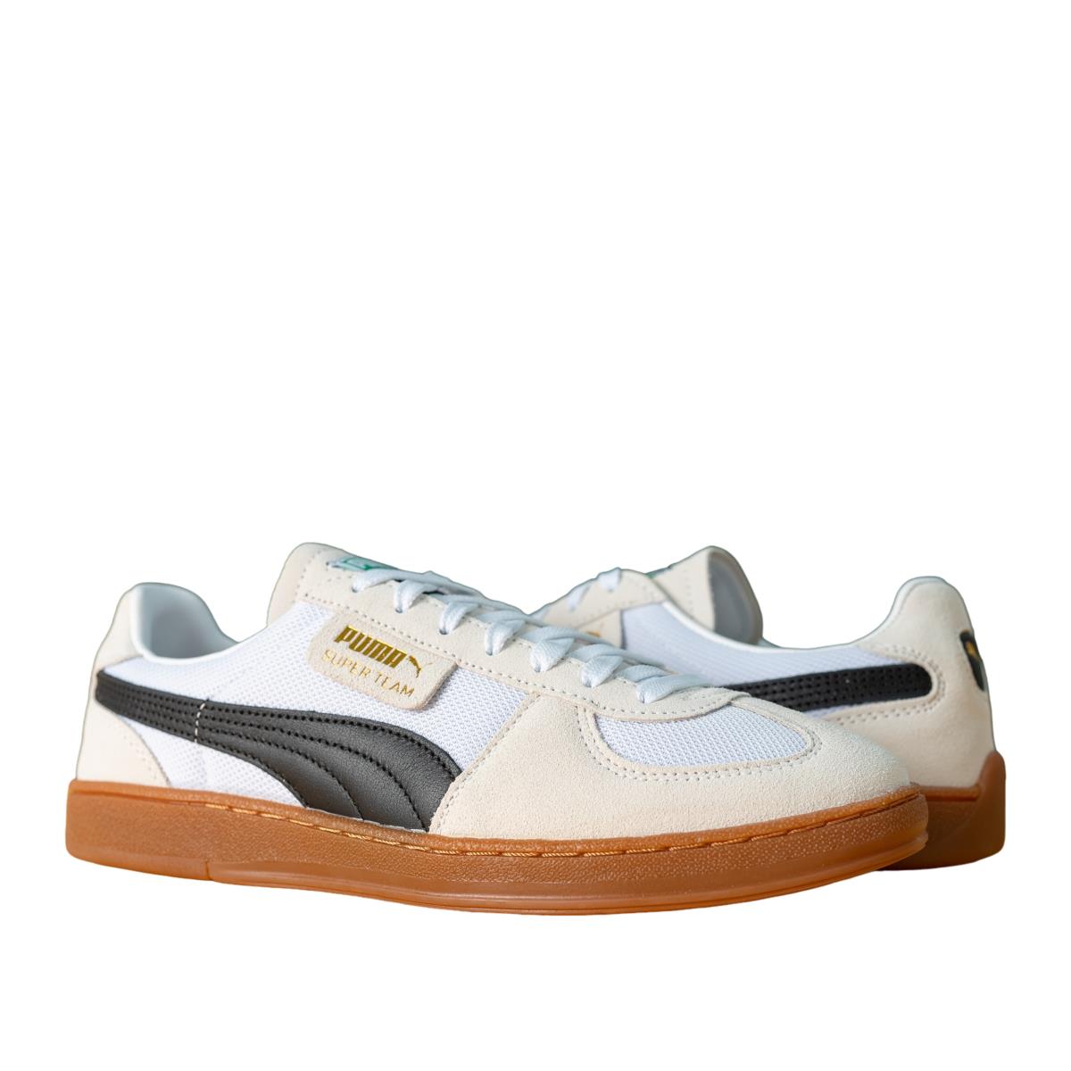 Puma Super Team OG Sneakers Palermo Football Soccer 390424-08 White Gum Puma White