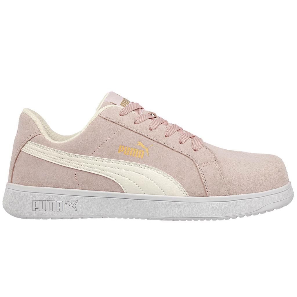 Puma Safety Women`s Iconic Low EH SR CT Pink White - Pink White