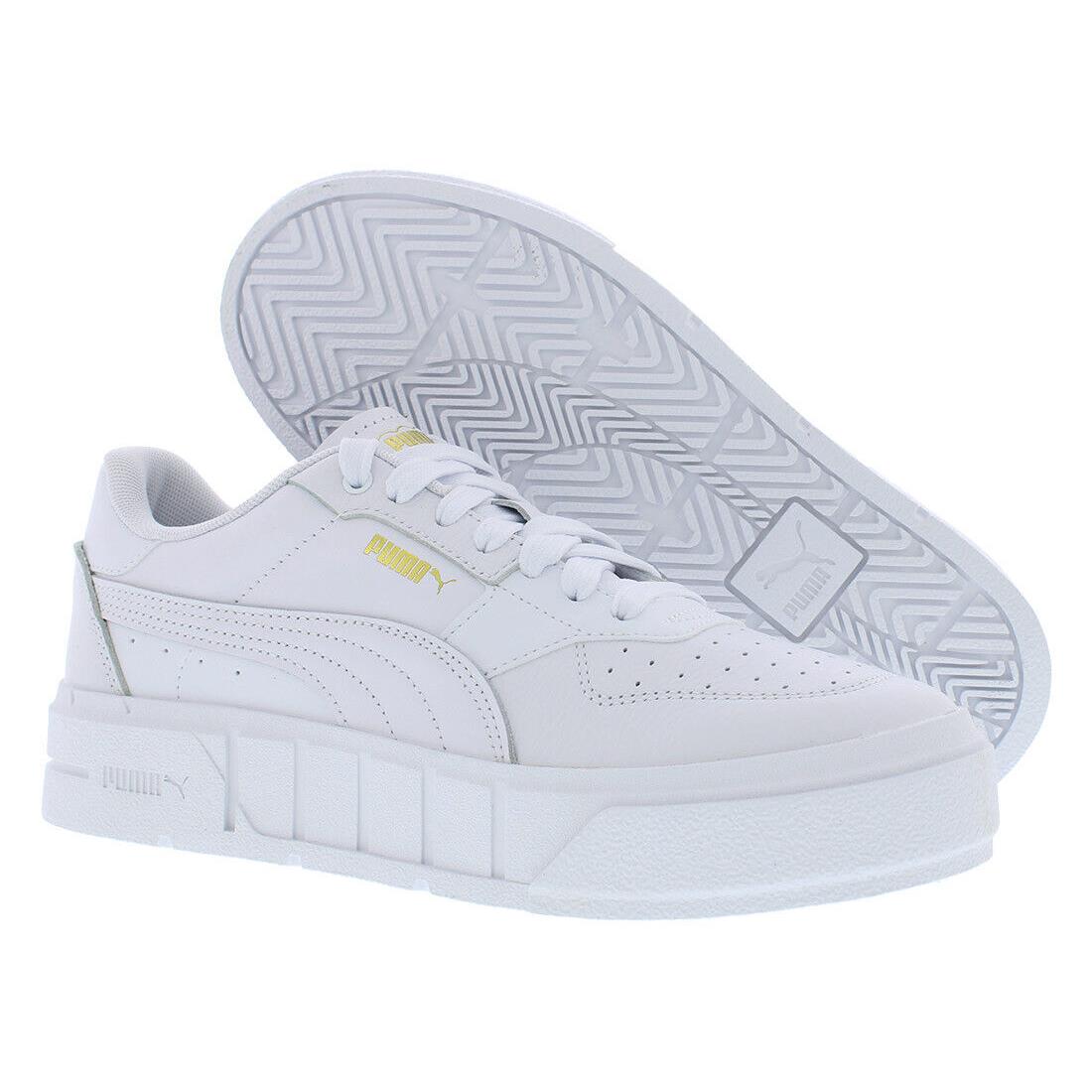 Puma Cali Courth Leather Womens Shoes - Puma White, Main: White