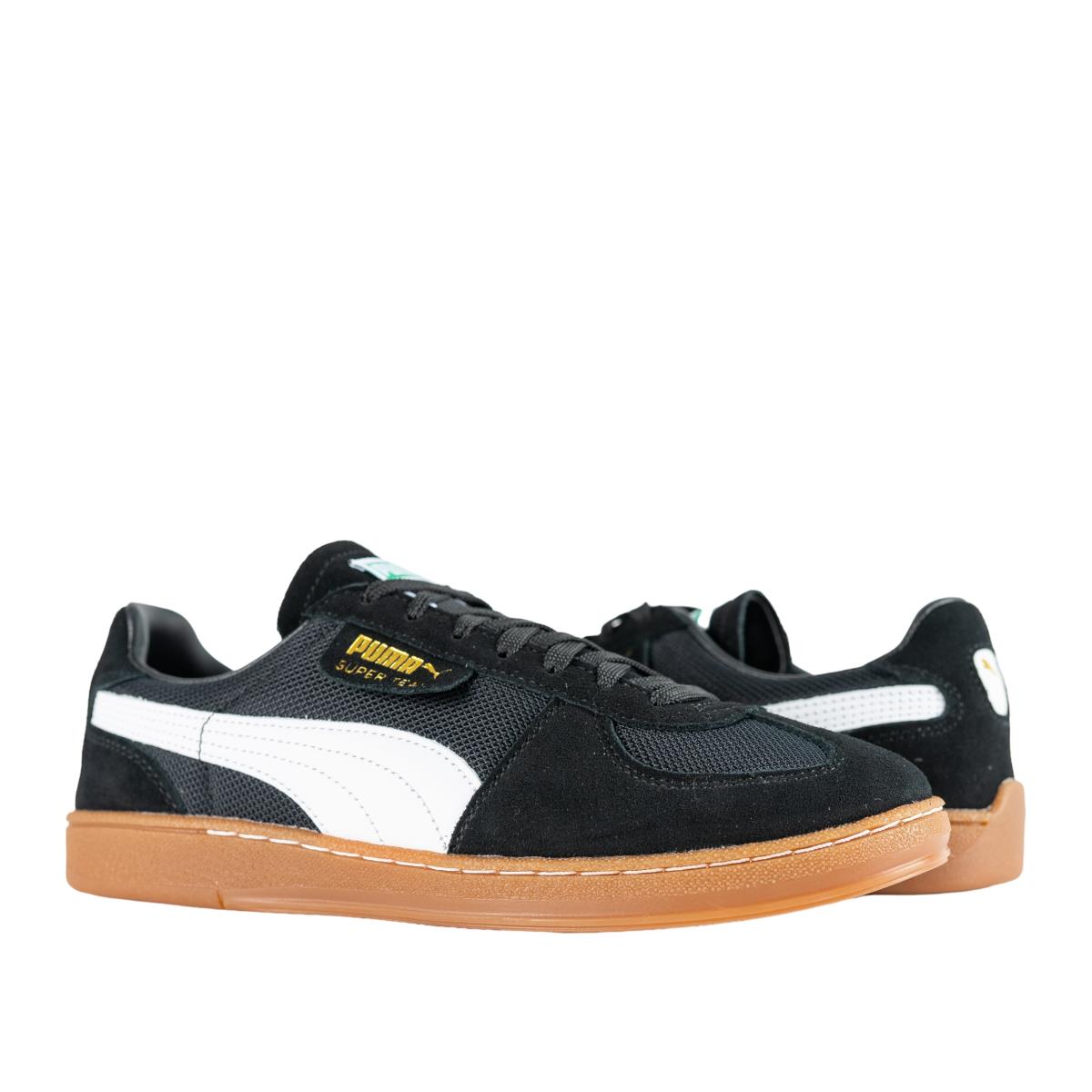 Puma Super Team OG Sneakers Palermo Football Soccer 390424-08 Black Gum - Puma Black