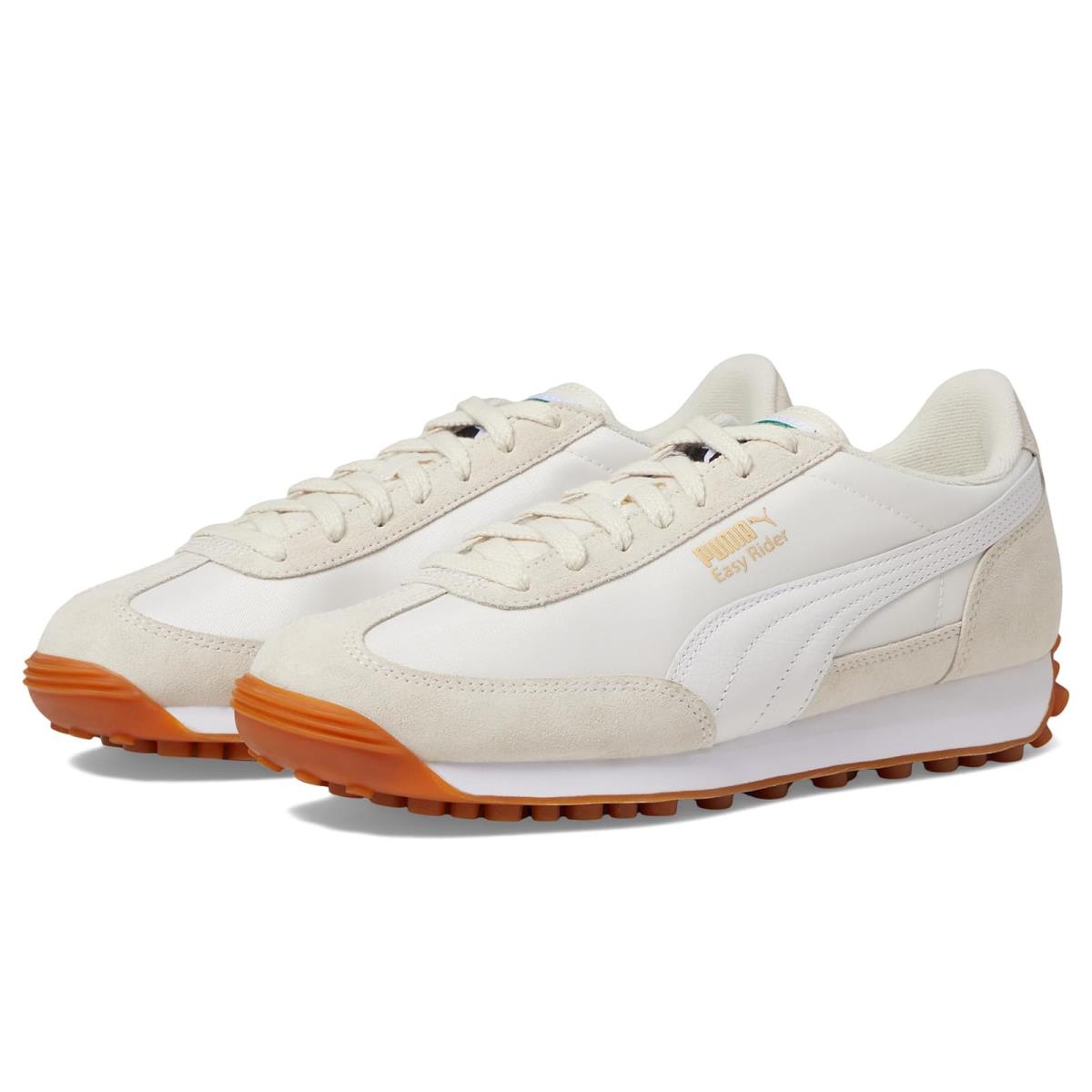 Woman`s Sneakers Athletic Shoes Puma Easy Rider Vintage - Alpine Snow/Puma White/Puma Gold