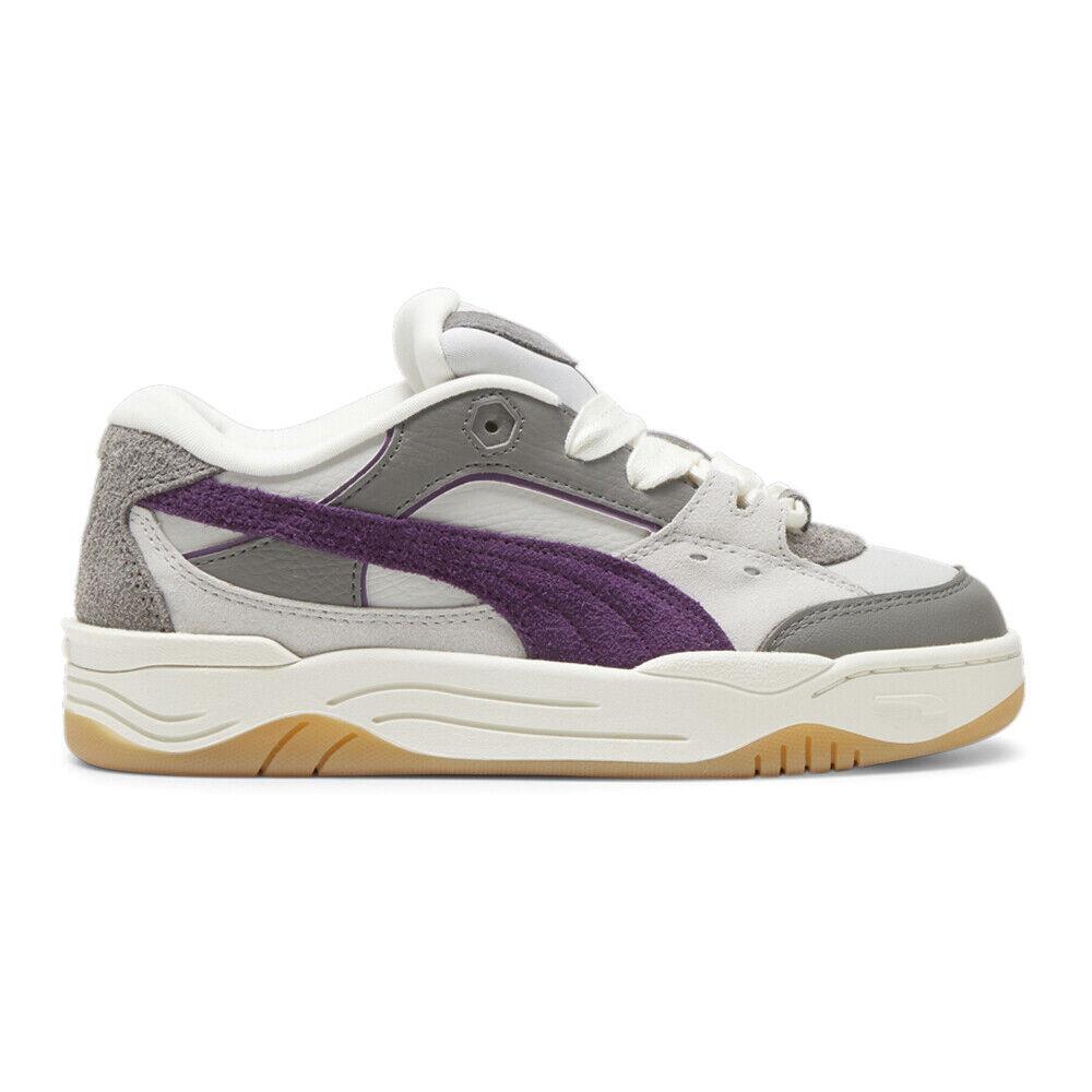 Puma 180 Premium Lace Up Womens Grey Purple White Sneakers Casual Shoes 39376