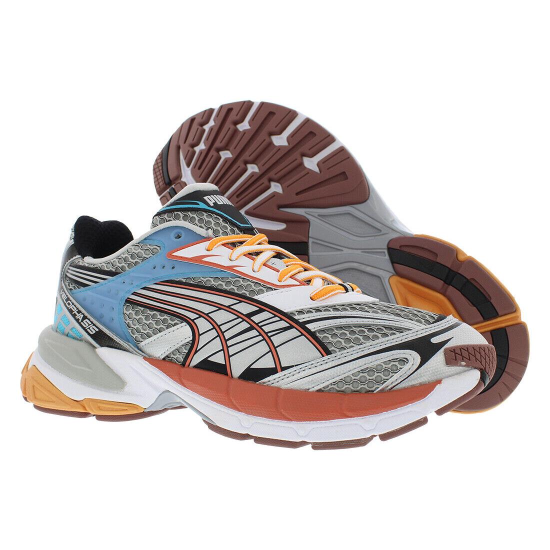 Puma Velophasis Phased Mens Shoes - Silver/Orange/Blue, Main: Silver