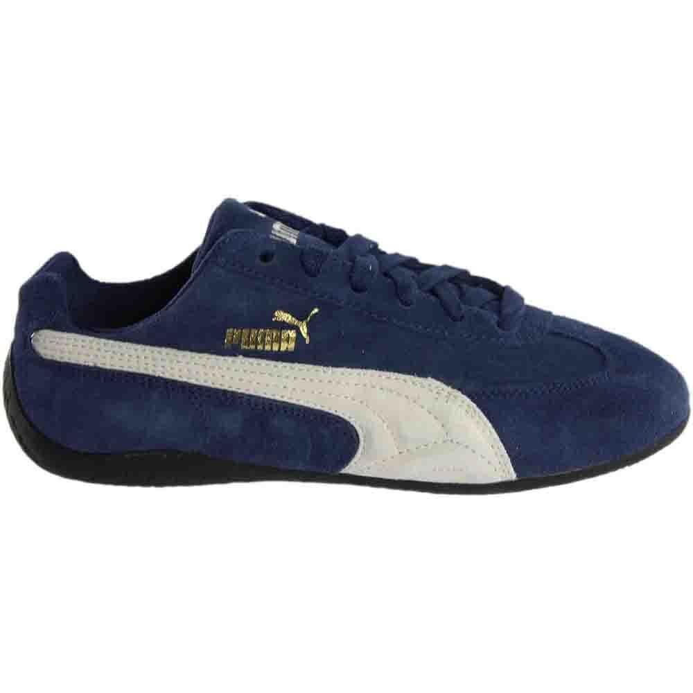 Puma Speed Cat Lace Up Mens Blue Sneakers Casual Shoes 41730205 - Blue