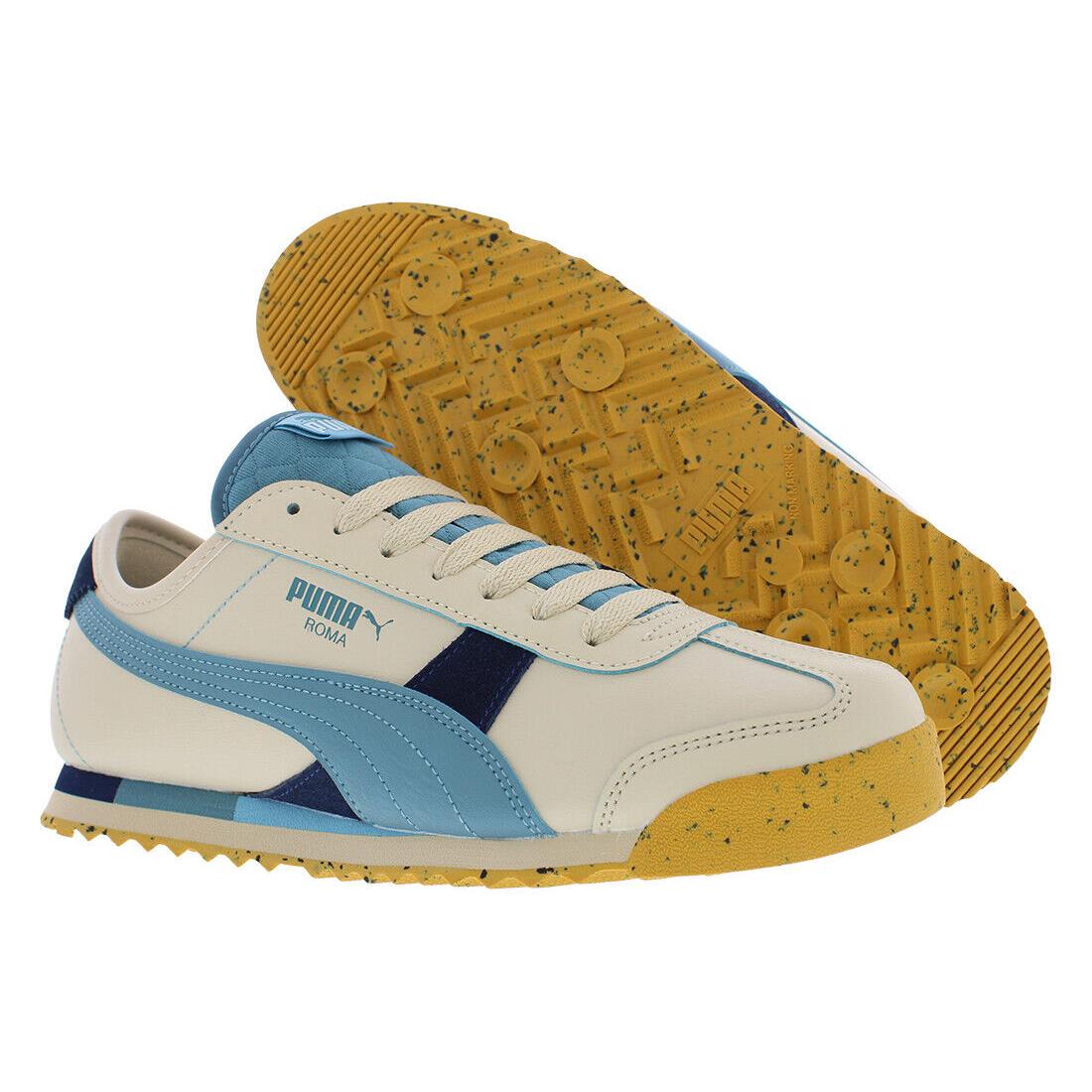 Puma Roma Snowdrifts Mens Shoes - Beige/Blue, Main: Beige