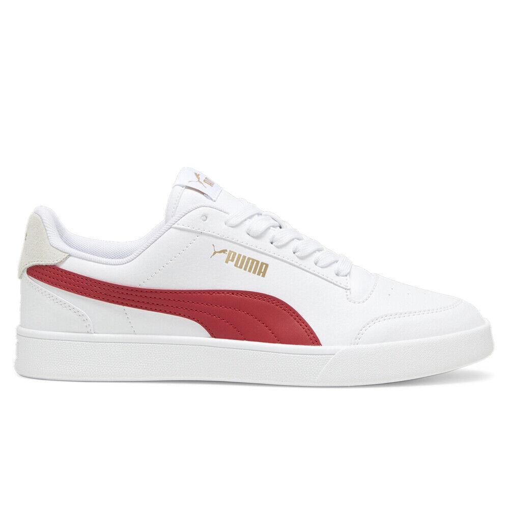 Puma Shuffle Lace Up Mens White Sneakers Casual Shoes 30966831