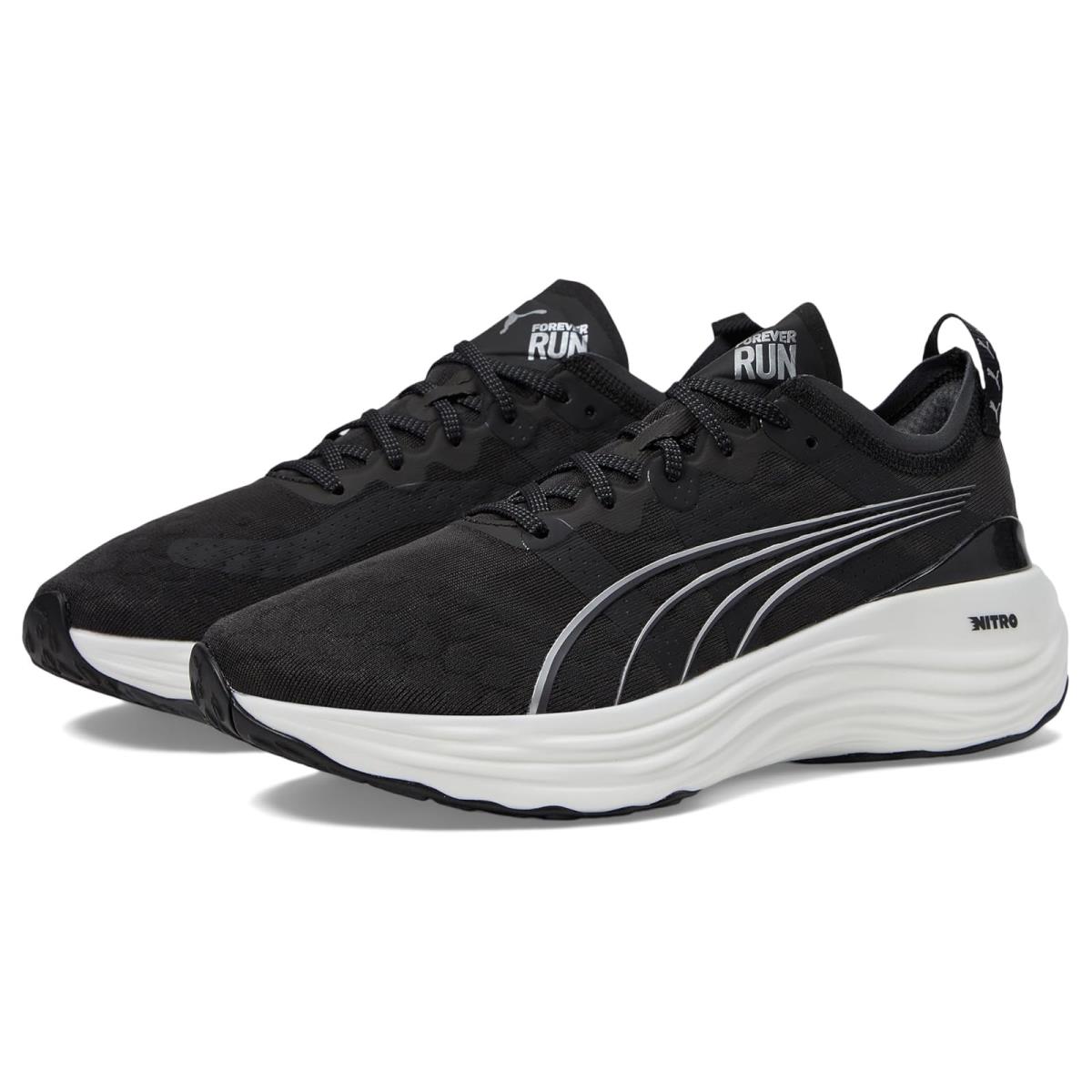 Woman`s Sneakers Athletic Shoes Puma Foreverrun Nitro - Puma Black/Puma White