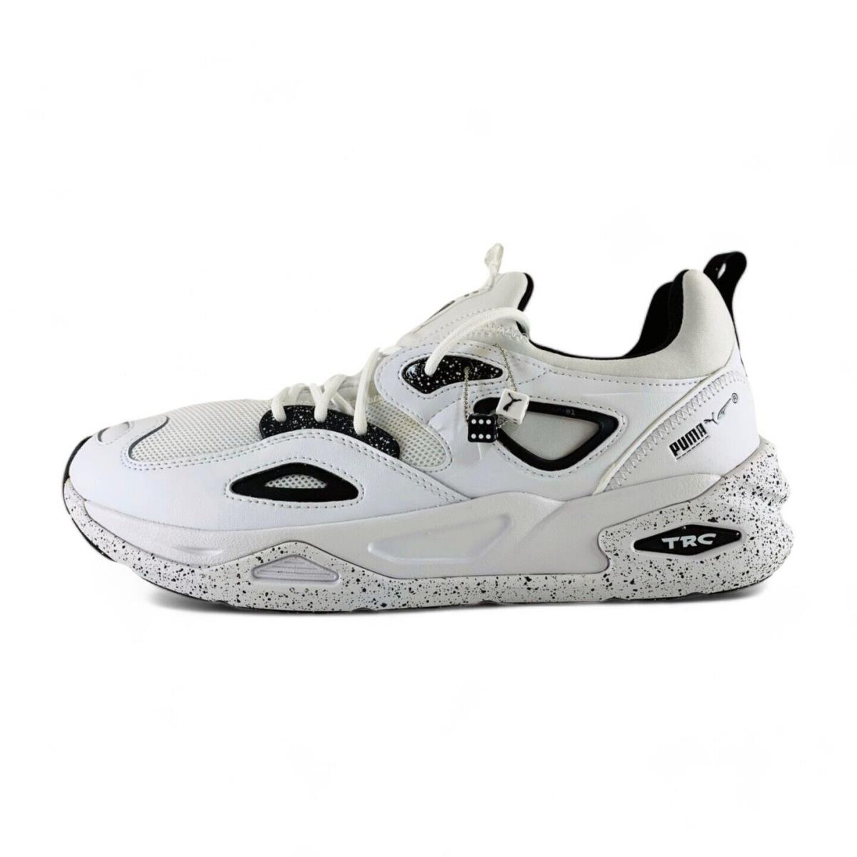 Puma Trc Blaze Chance Men`s Shoes White Black Athletic Sneakers 386430-01